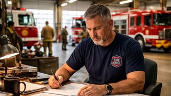 fire-fighter-at-desk