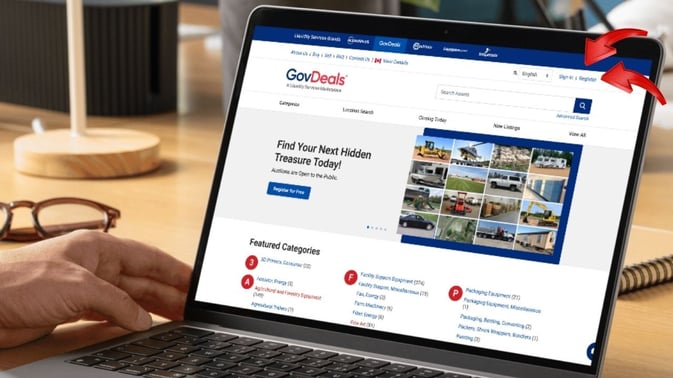 how to register govdeals